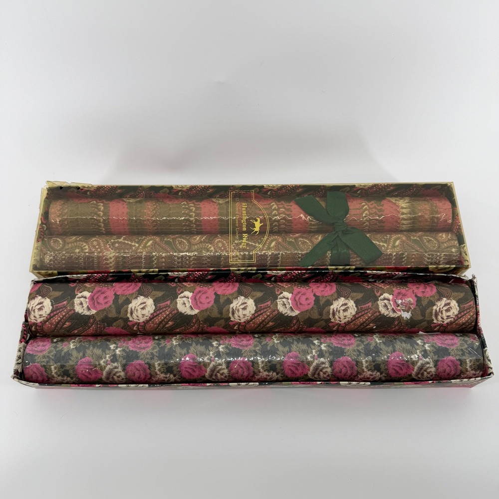 Huntington Ridge Scented Drawer Liners 12 Sheets Floral Paisley 16.5x24 NEW VTG